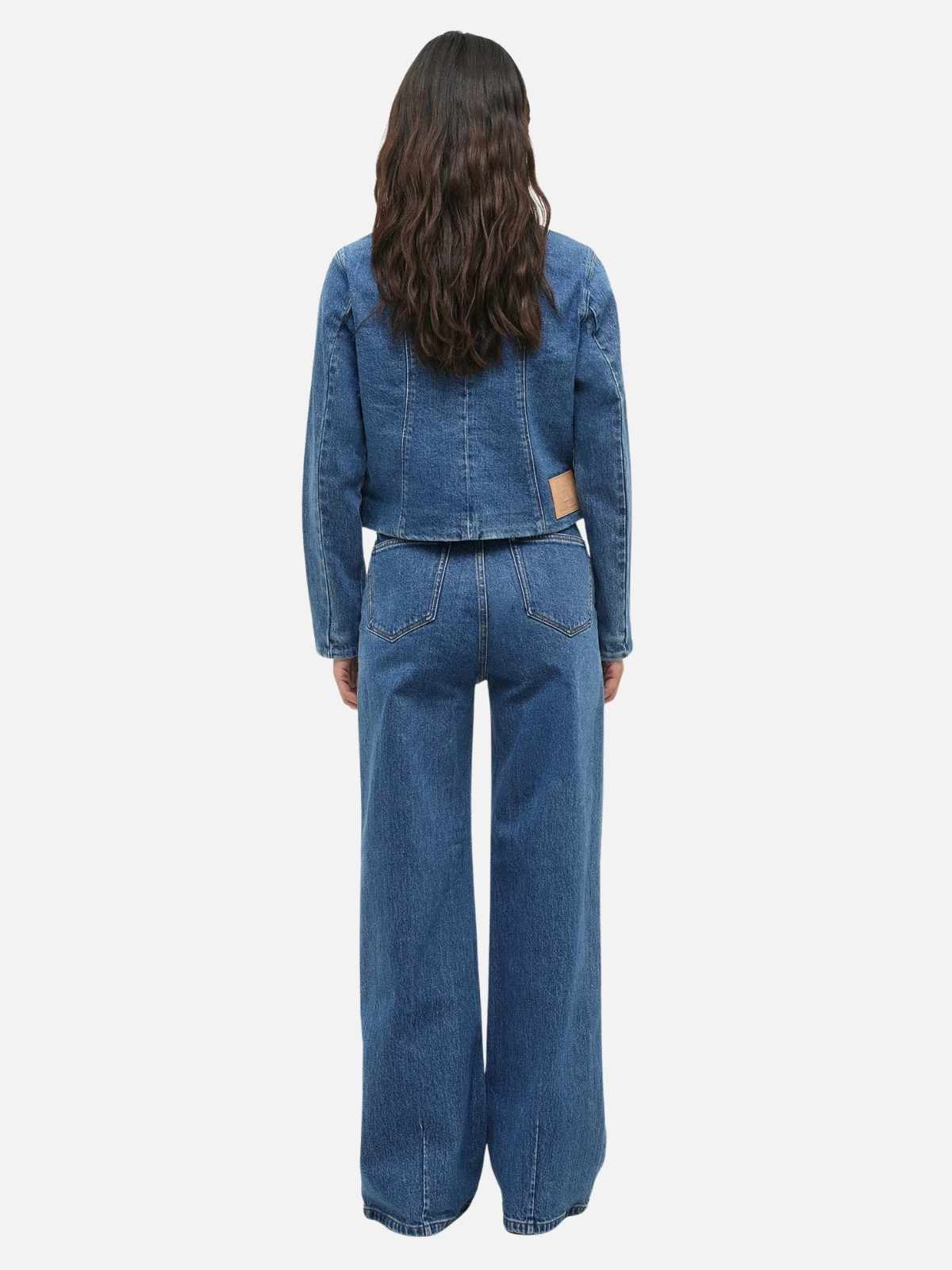 Eva Wide Vivid Indigo -Mid Vintage Indigo