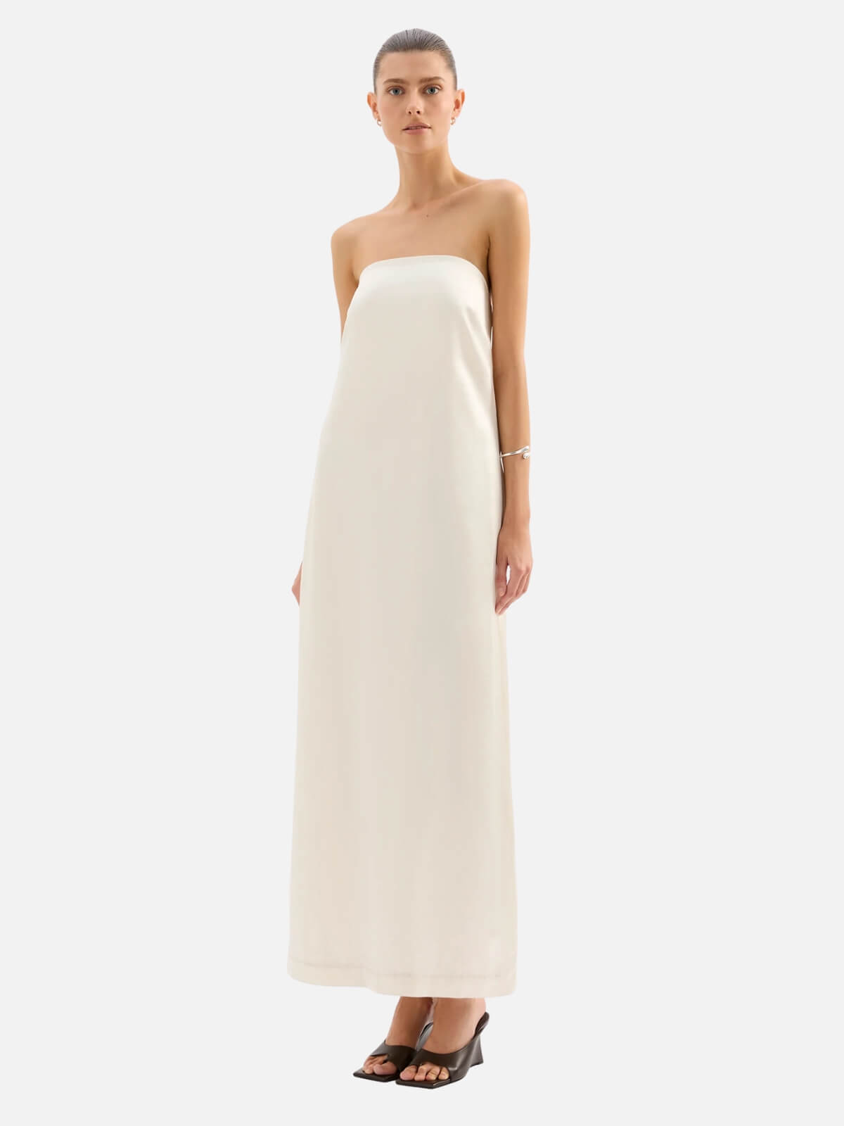 Ana Maxi Dress - Pearl