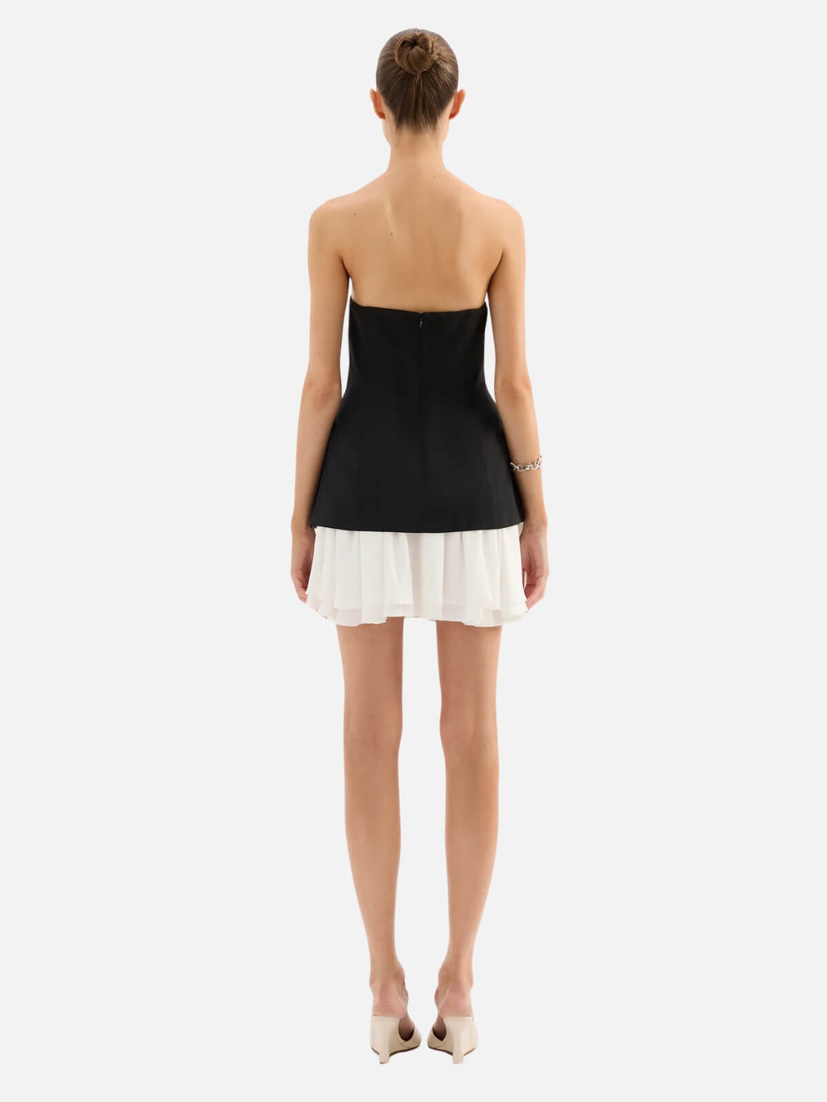 NiLS | Noosha Mini Dress - Black Splice | Perlu