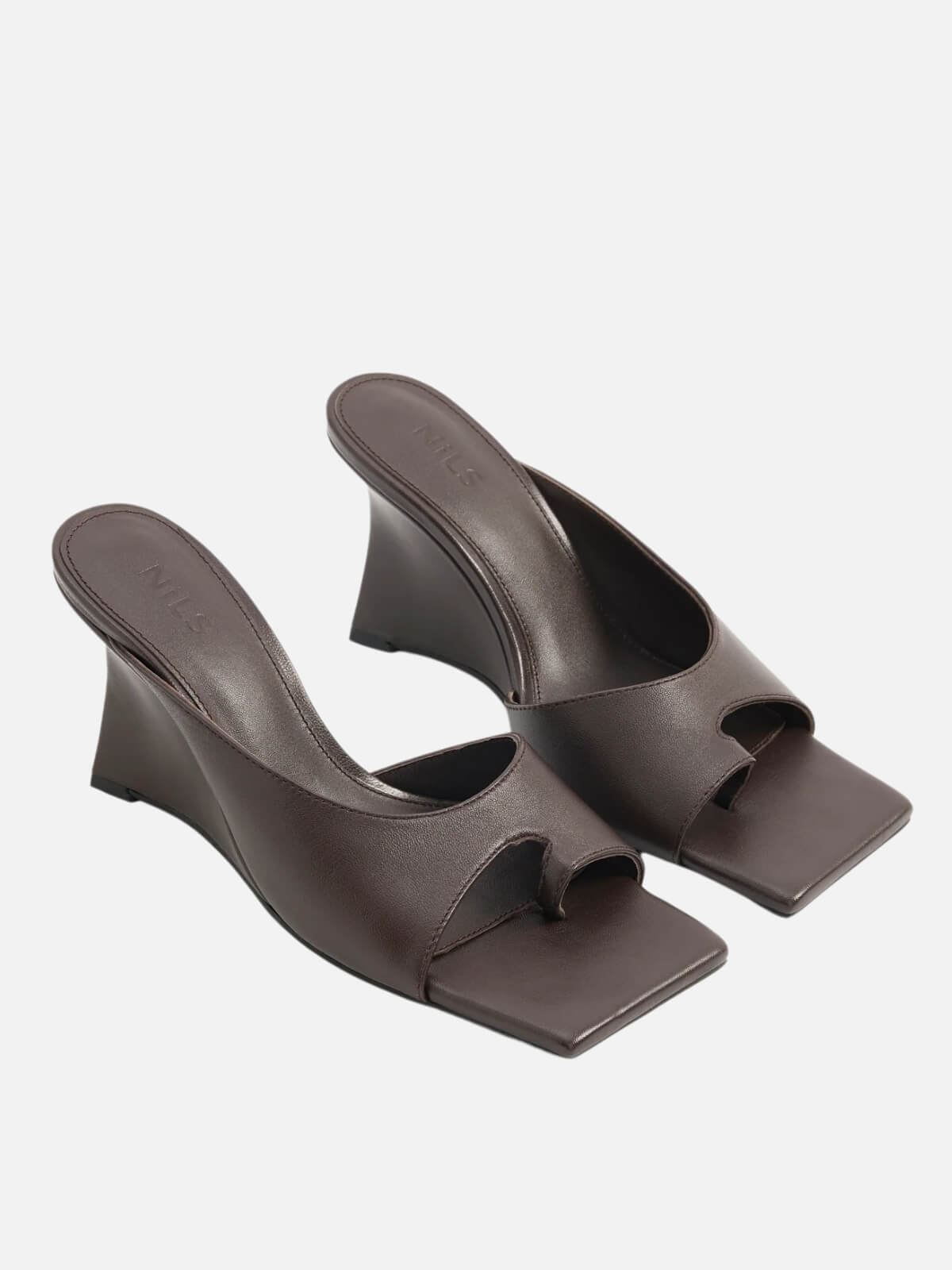 Shiva Leather Wedge - Sumac