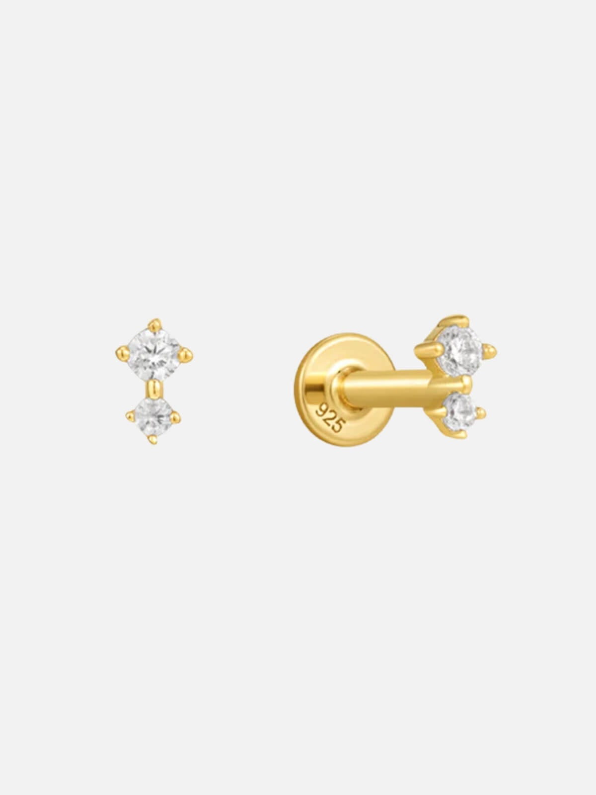 Odeya Cartilage Earrings - Gold