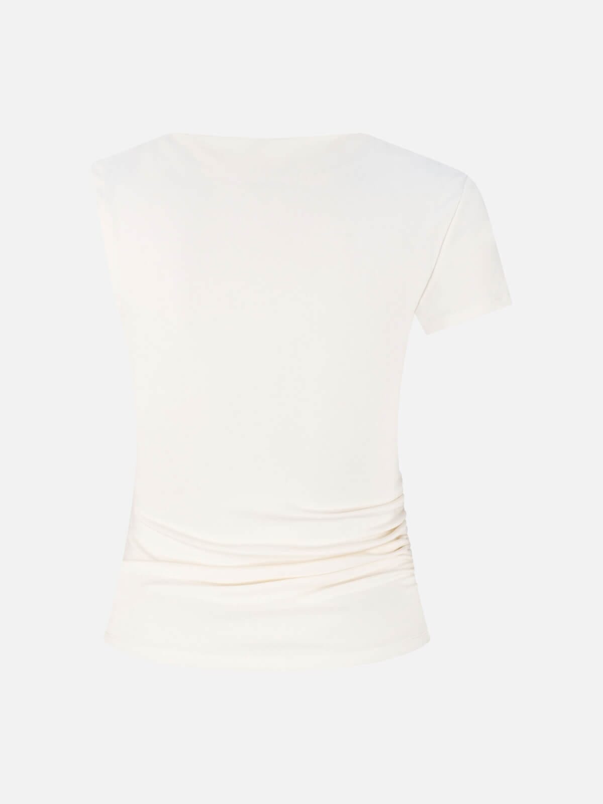 One Of Others | Ciera Asym Top - Chalk | Perlu