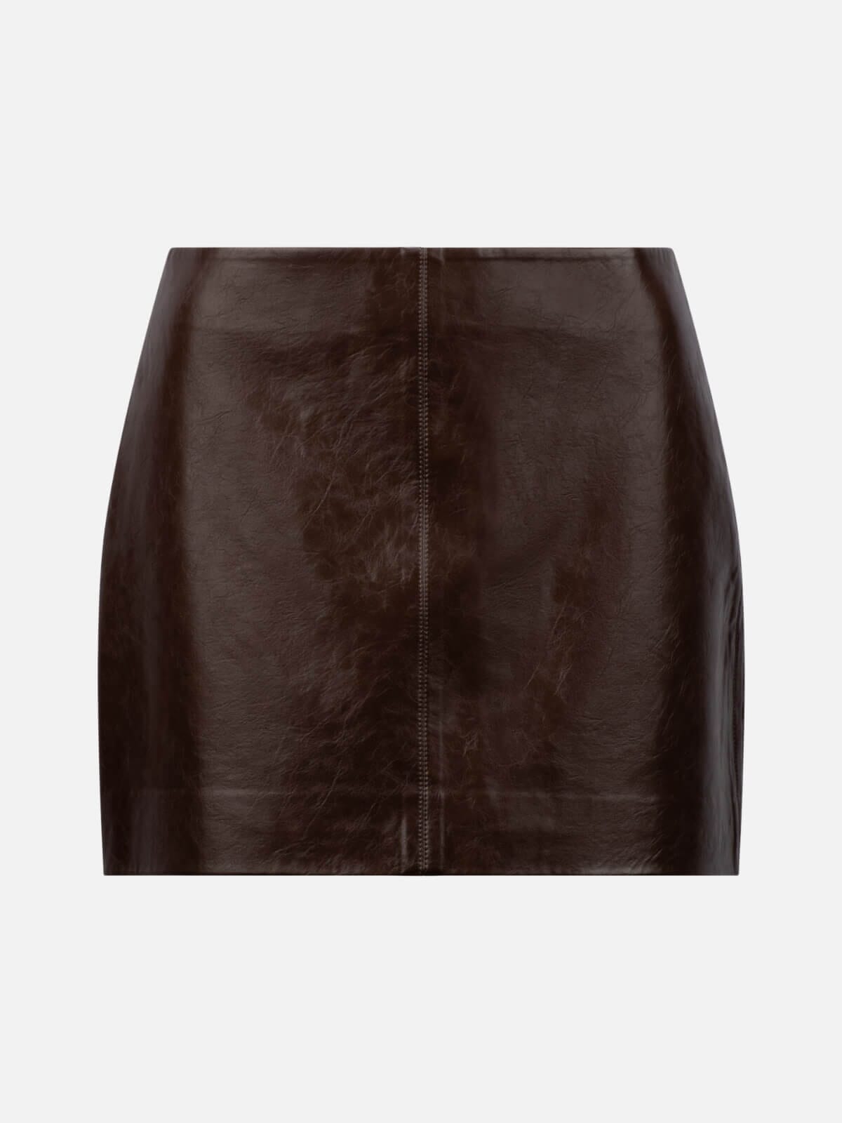 One Of Others | Devyn Mini Skirt - Espresso | Perlu