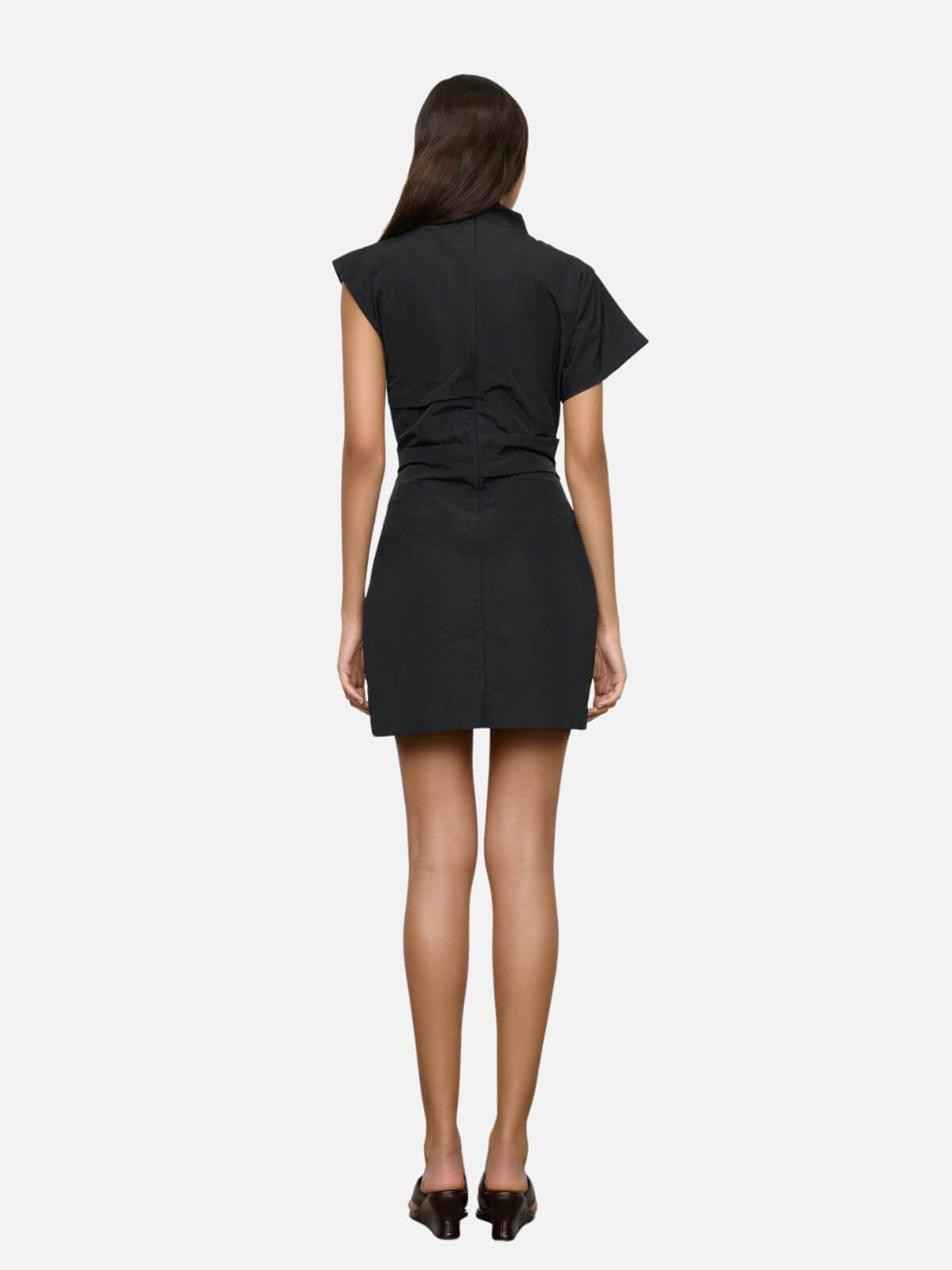 One Of Others | Inka Mini Dress - Black | Perlu