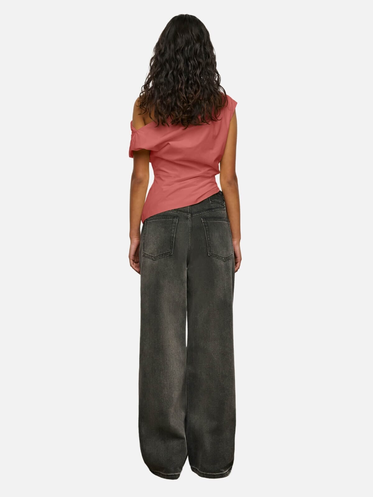 One Of Others | Pallas Top - Washed Red | Perlu