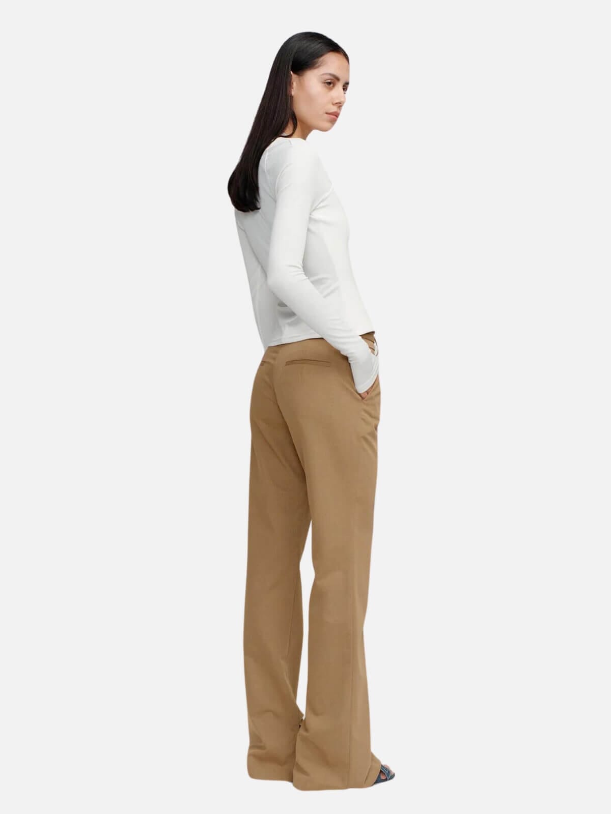 Ownley | Gavriel Suit Pant - Caramel | Perlu