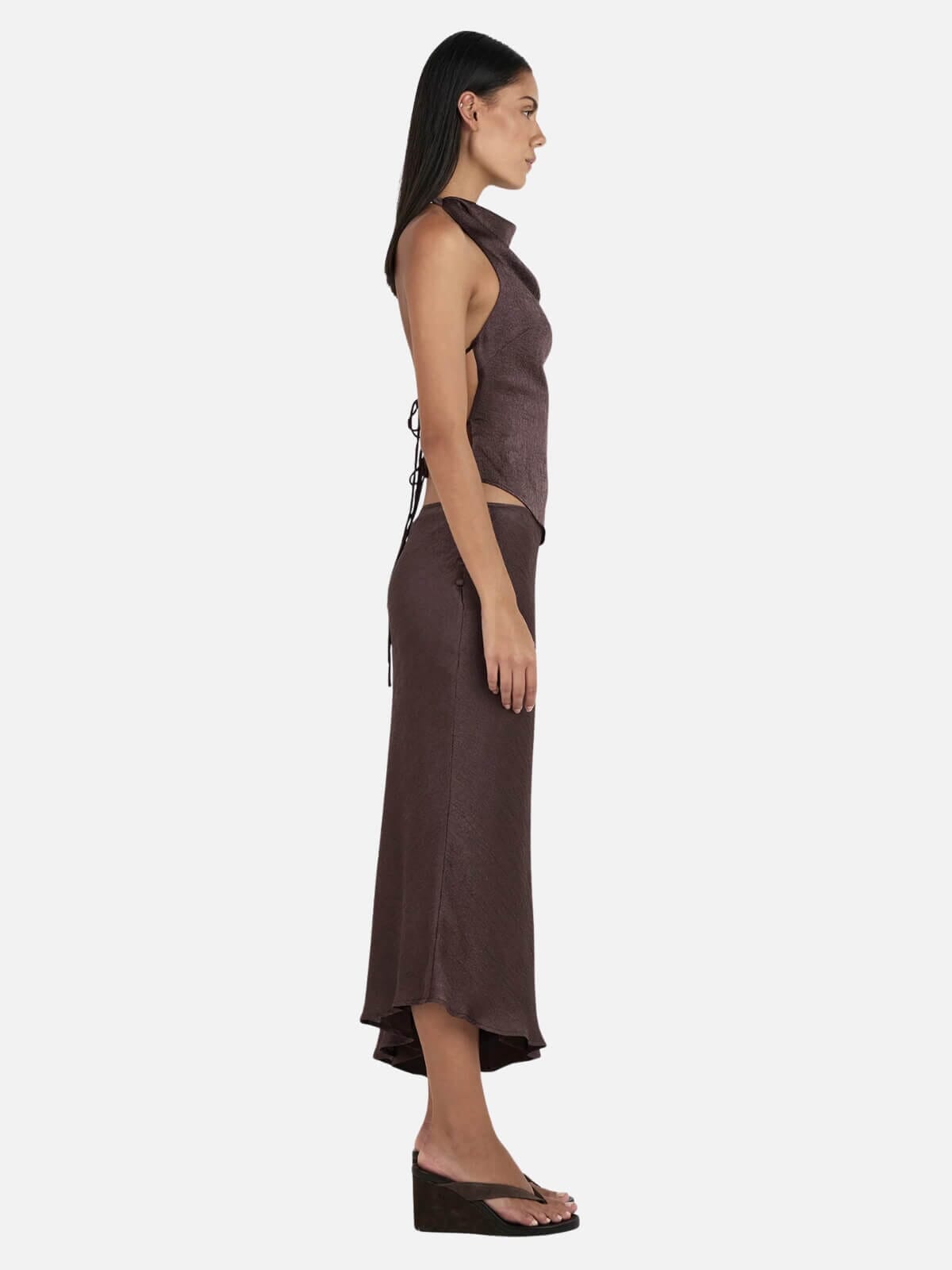 Lucie Asym Skirt - Mulberry Skirts Ownley 