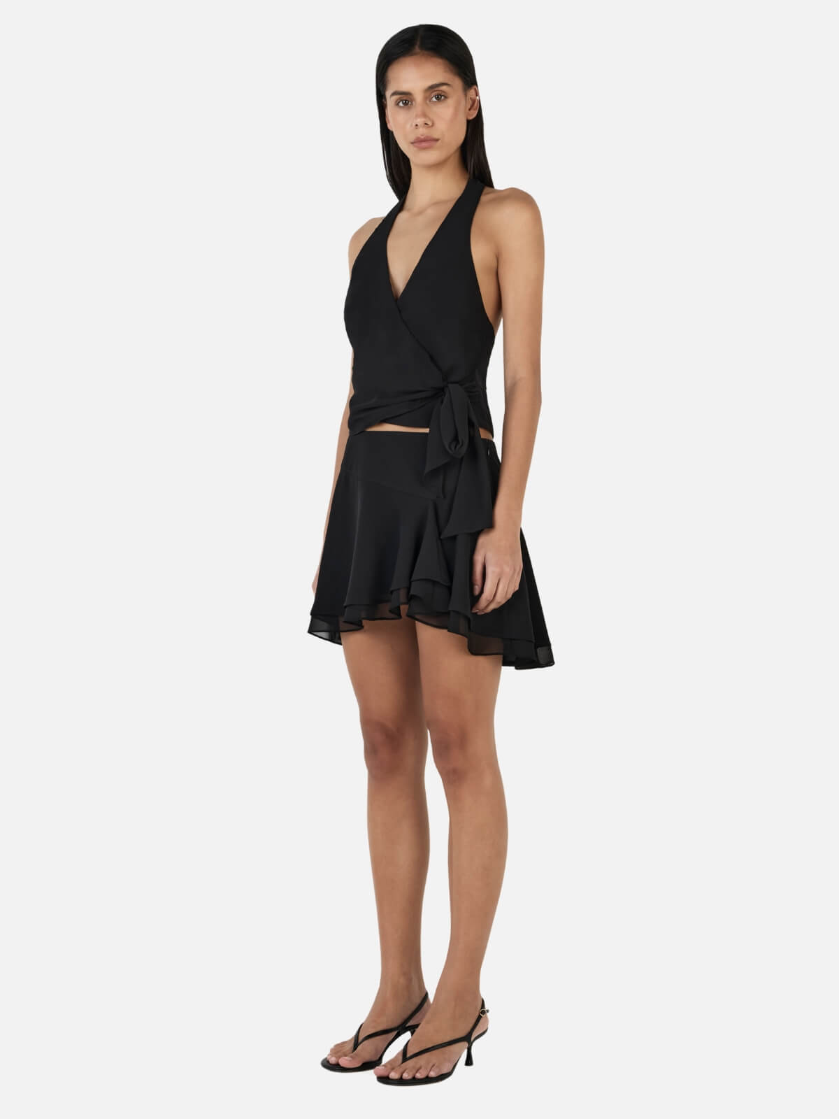 Yiana Mini Skirt - Black