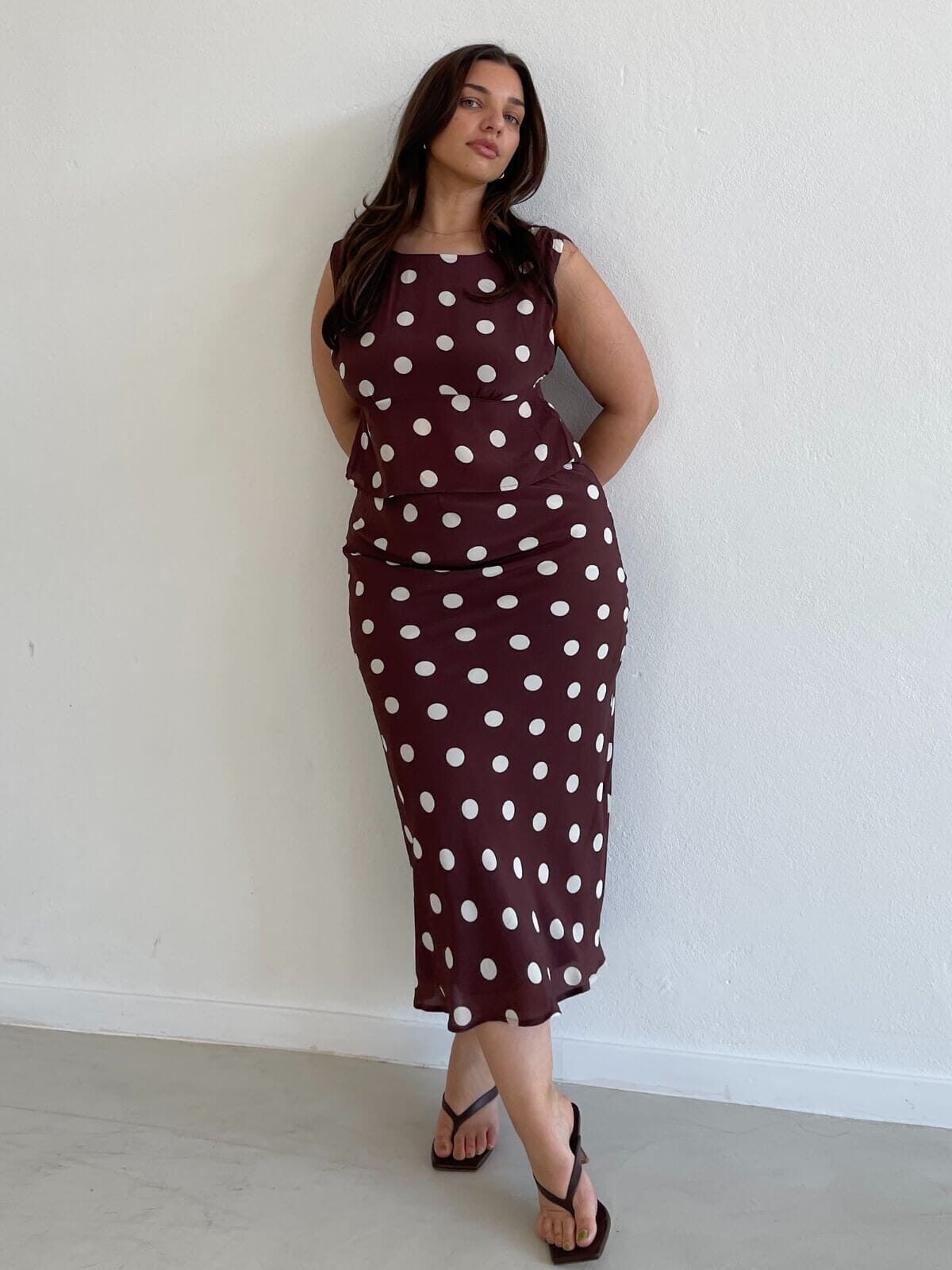 Marli Slip Skirt - Pinot Polka Skirts Ownley 