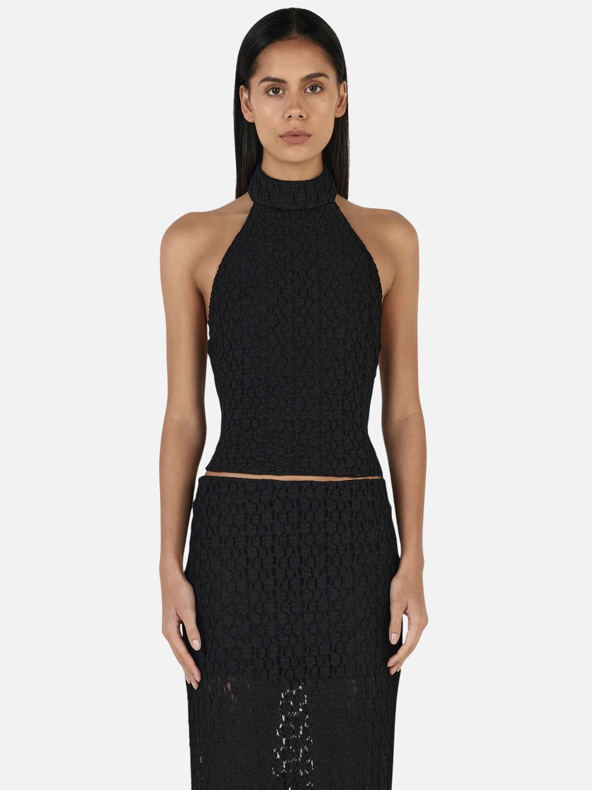 Nola Halter Top - Black