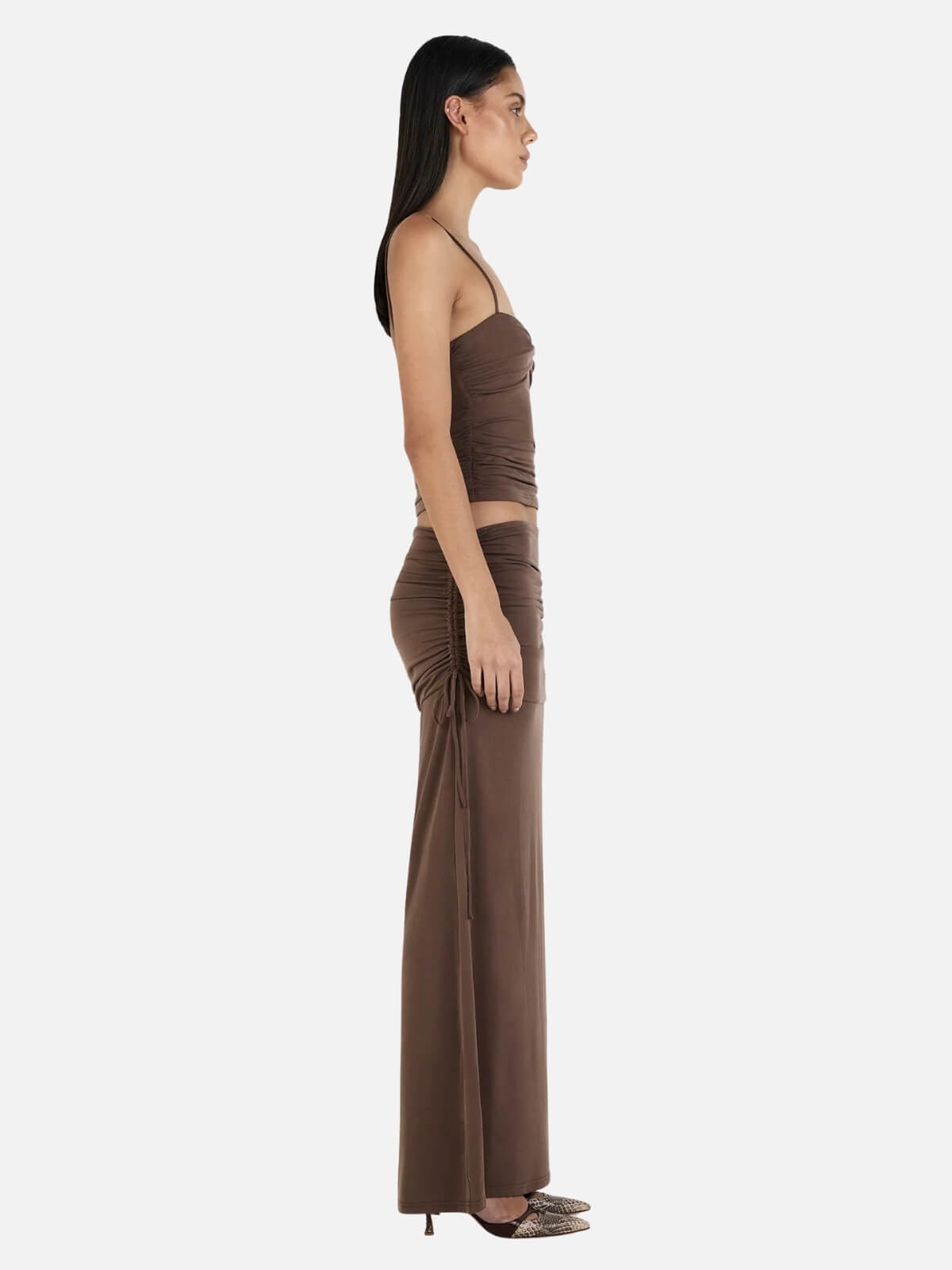 Heather Maxi Skirt - Chocolate