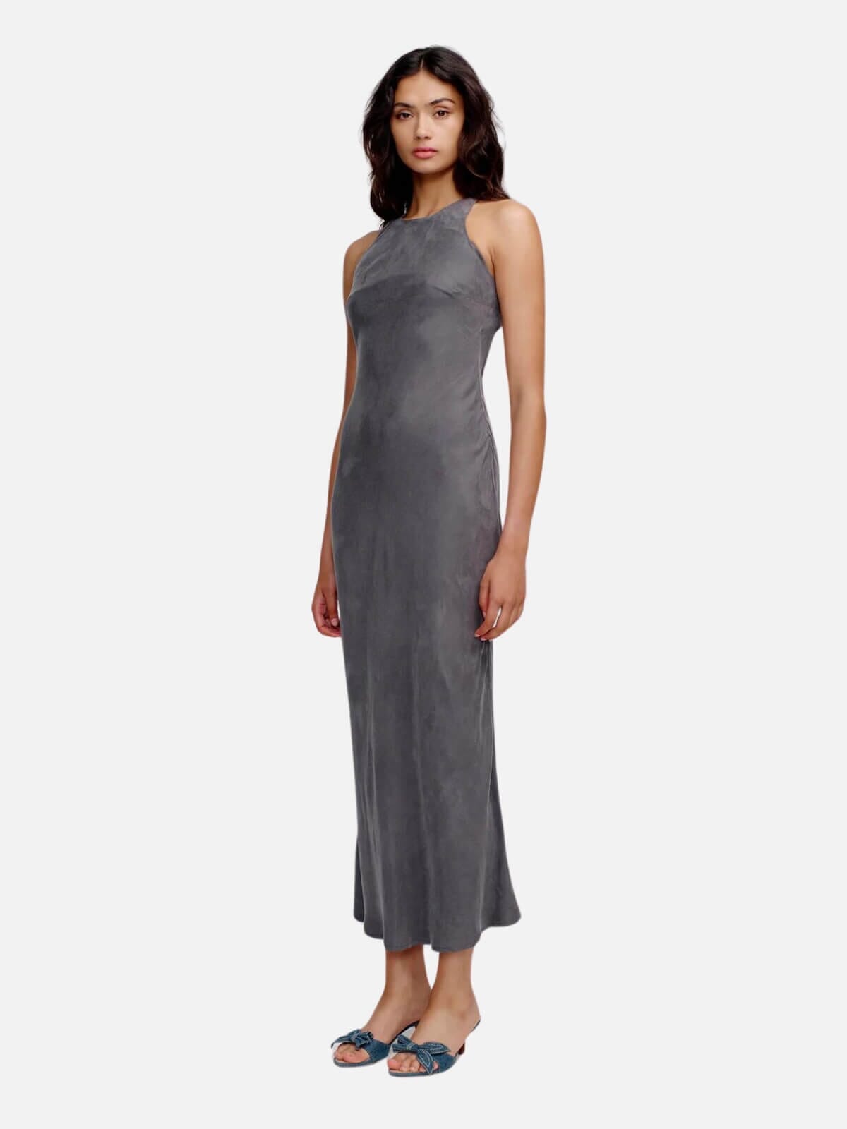 Ownley | Sienna Slip Dress - Slate | Perlu