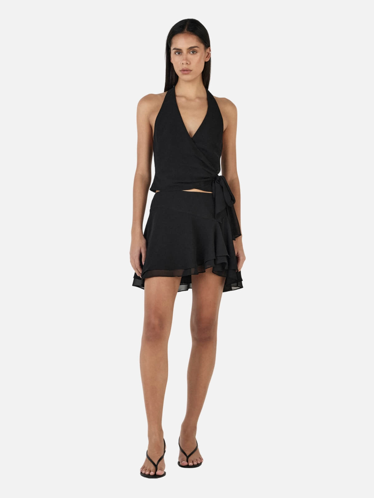 Yiana Mini Skirt - Black