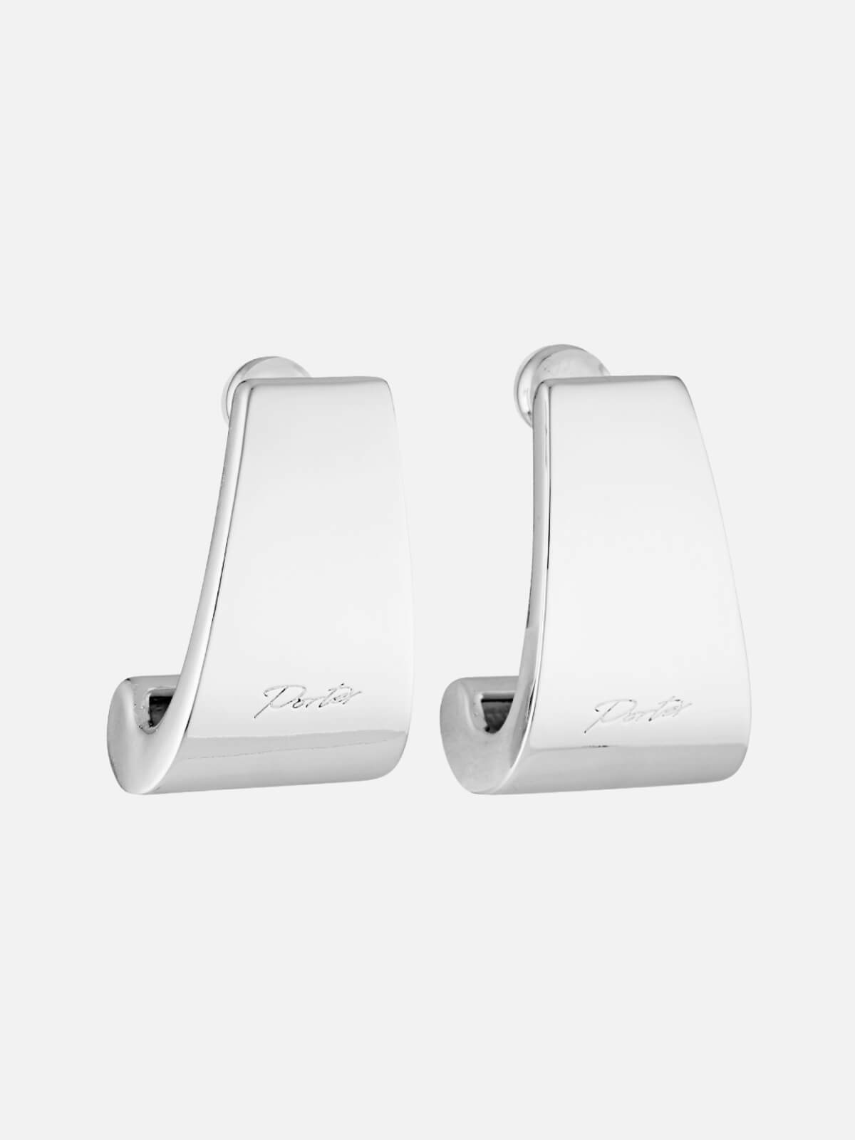 Porter | Dylan Earrings - Silver | Perlu