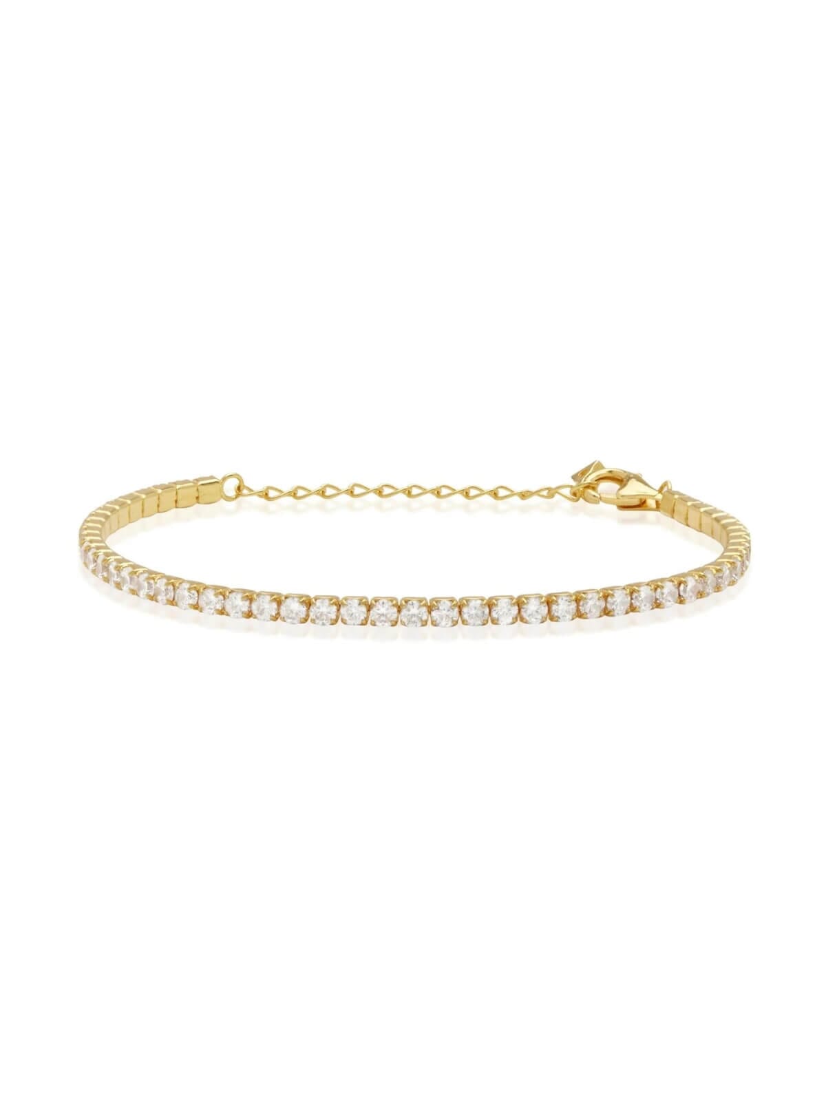 Saint Valentine | Aspen Tennis Bracelet - Gold | Perlu