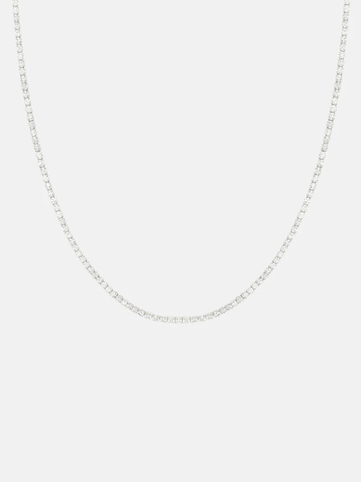 Saint Valentine | Aspen Tennis Necklace - Silver | Perlu