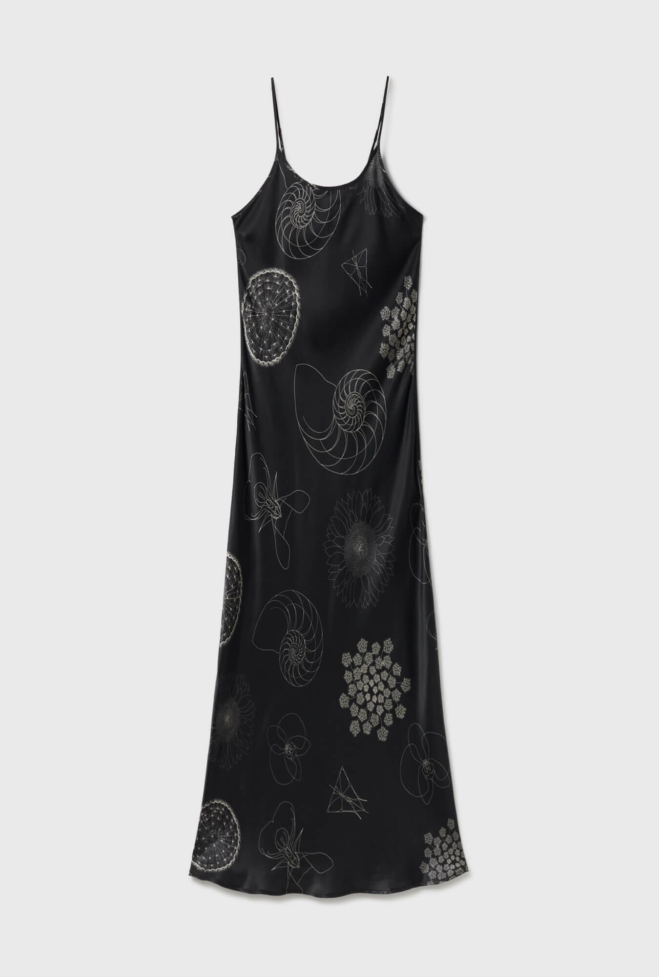 Silk Laundry | 1996 Dress Fibonacci - Black | Perlu