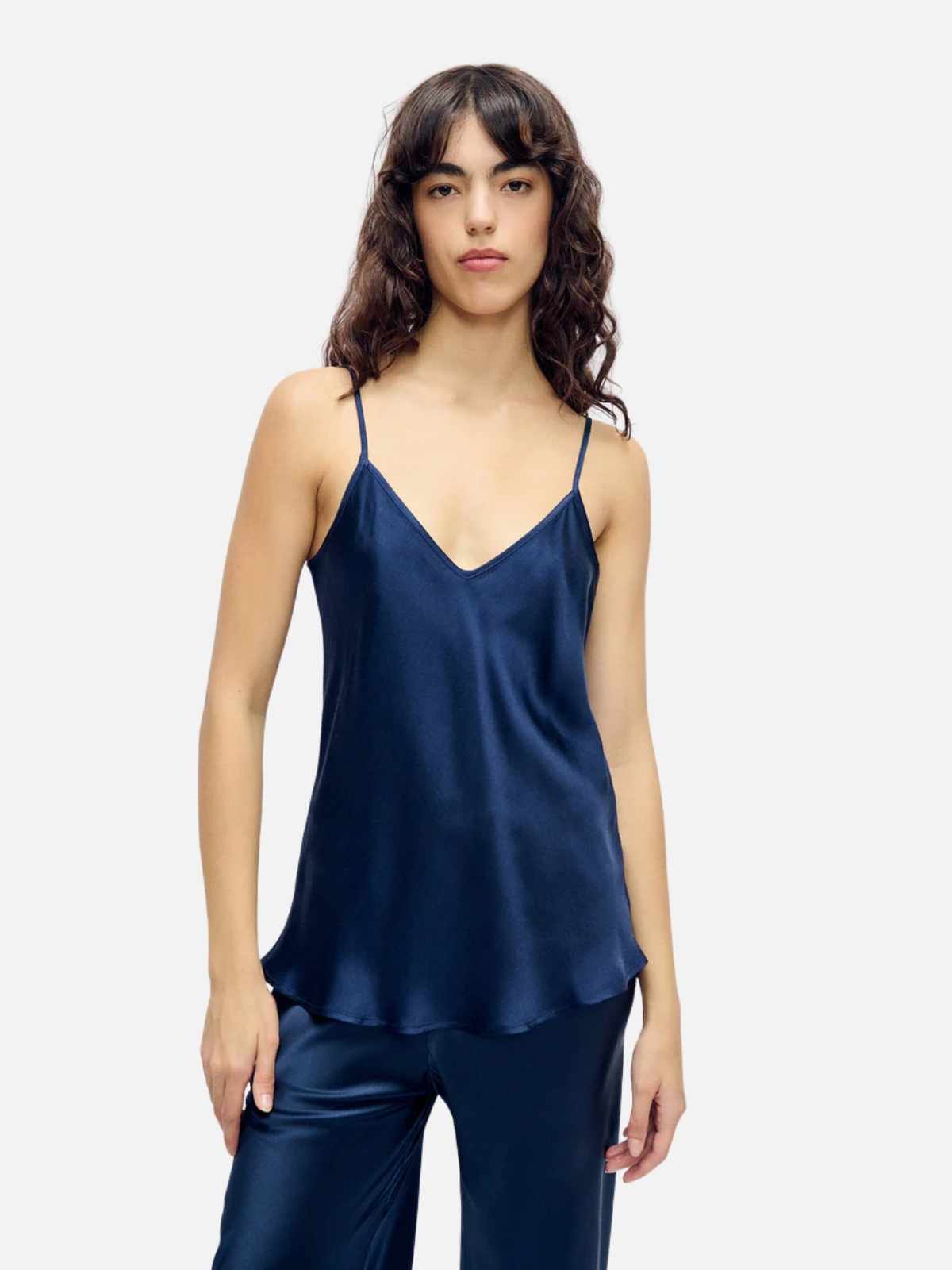 Bias Cut Cami - Midnight