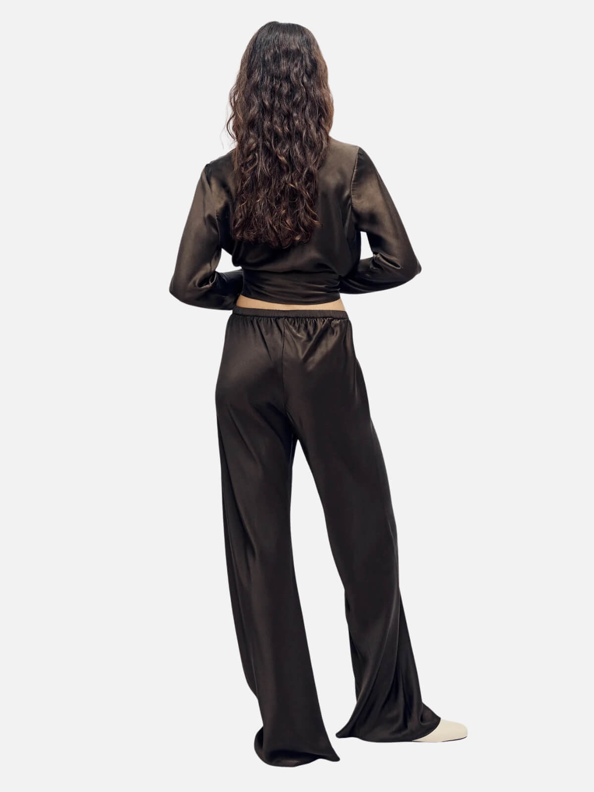 Bias Cut Pants - Mantis