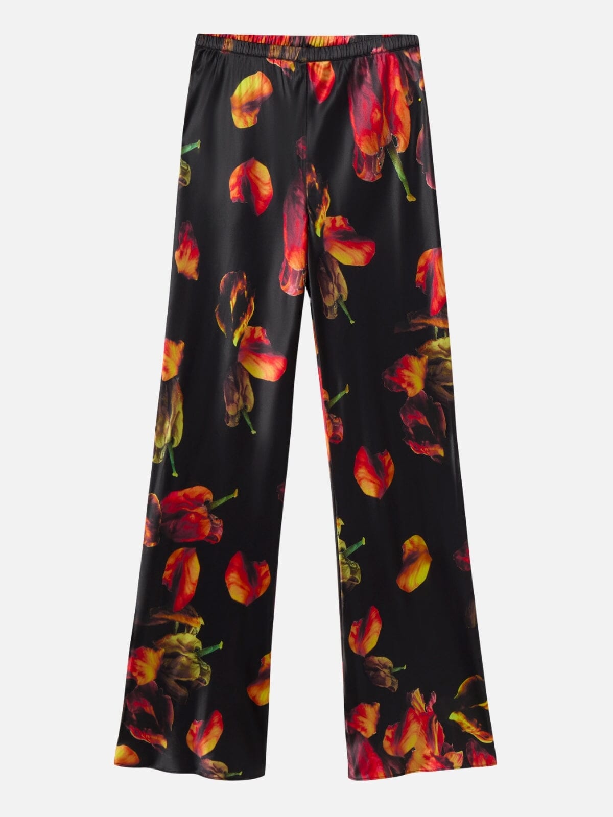 Bias Cut Pants - Tulipa Black Pants Silk Laundry 