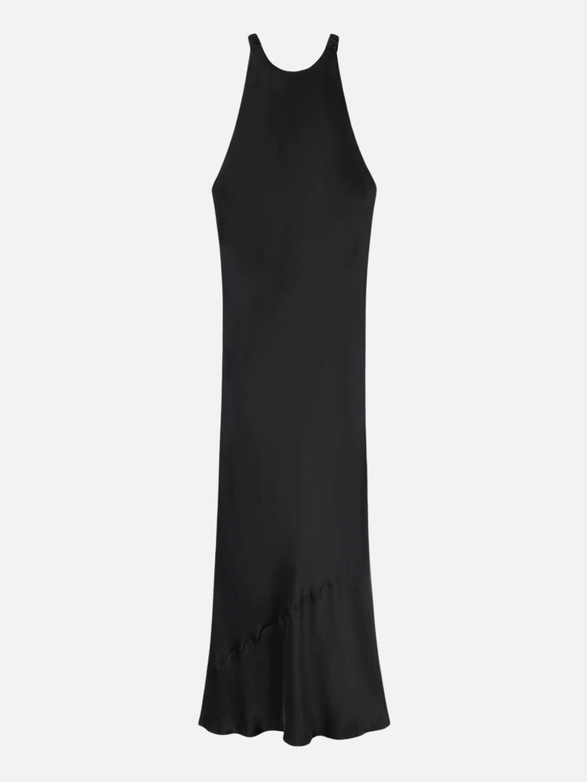 Silk Laundry | High Low Dress - Black | Perlu