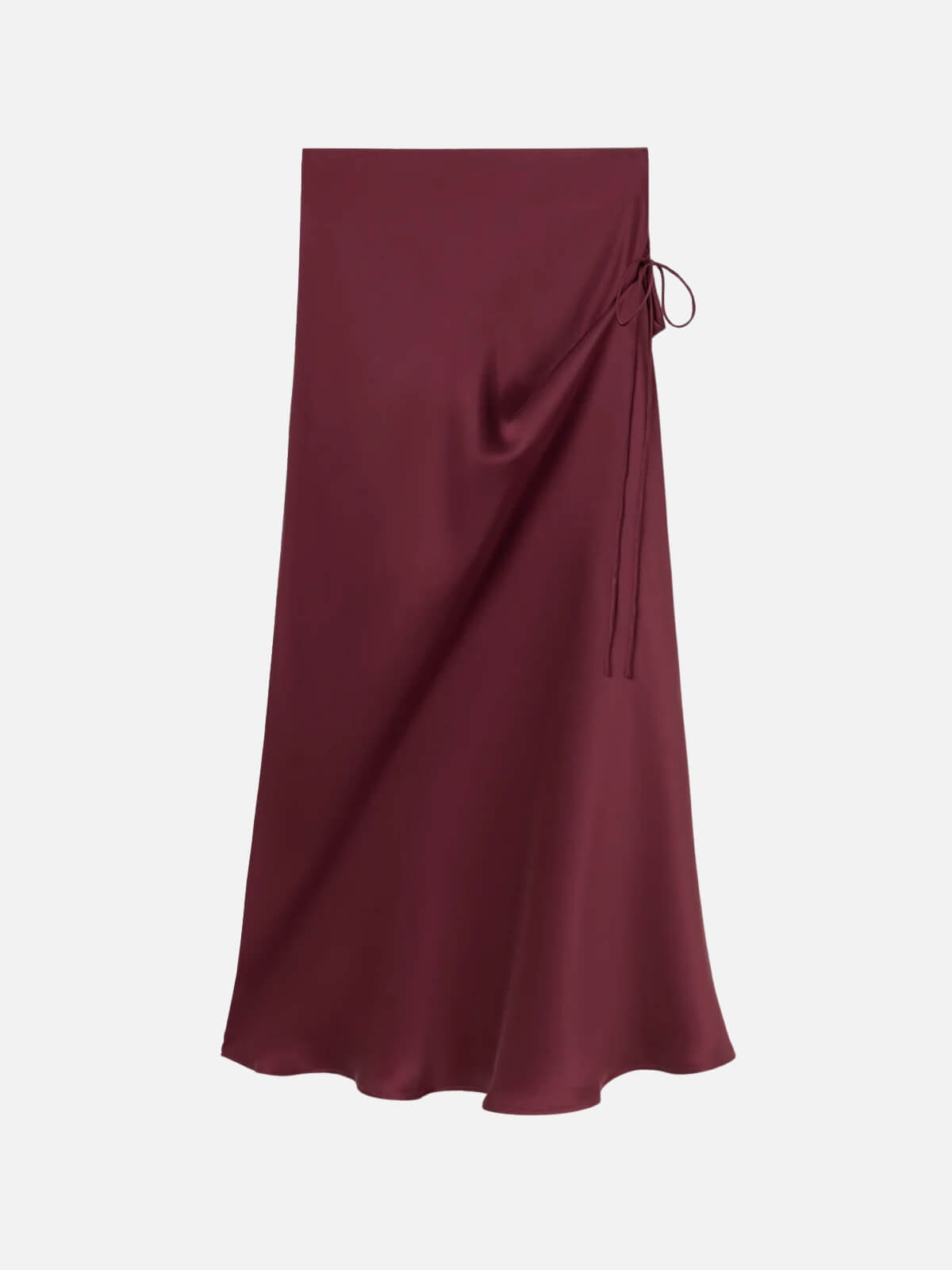 Long Bias Cut Skirt - Deadleaf