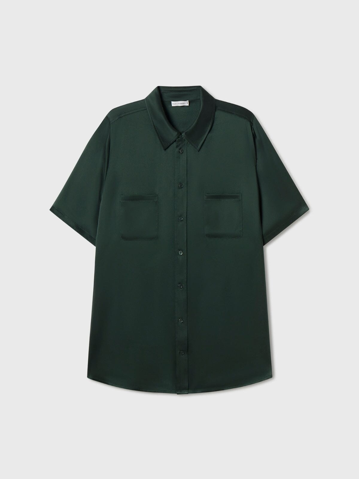 Short Sleeve Boyfriend Shirt - Scarab Shirts Silk Laundry 