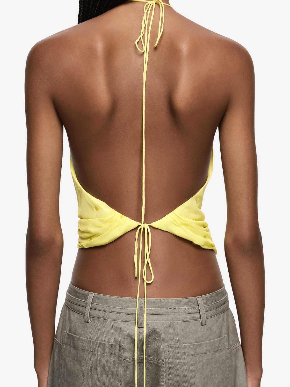 Solace Halter Top - Citrus