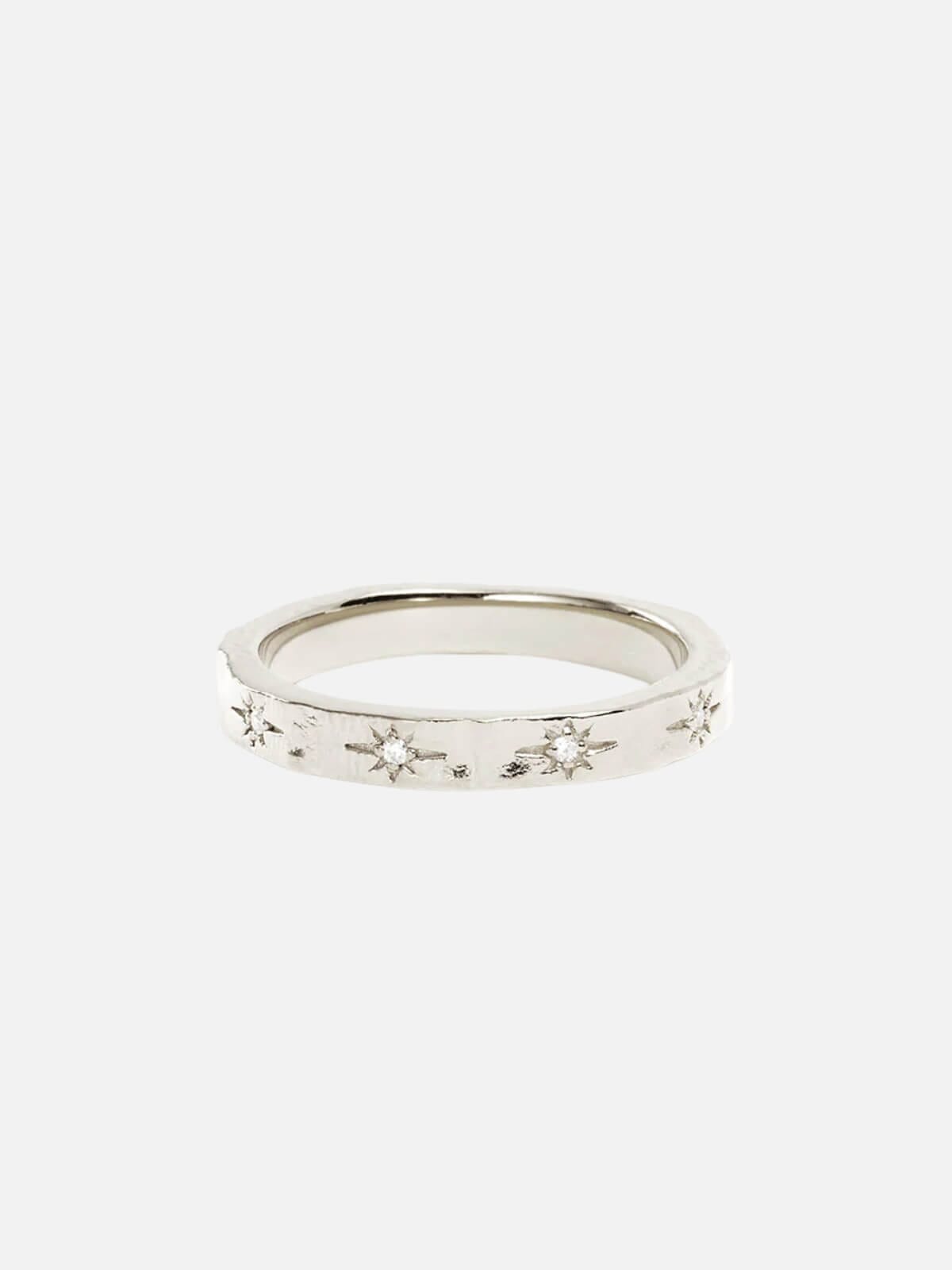 By Charlotte | Stardust Ring - Silver | Perlu
