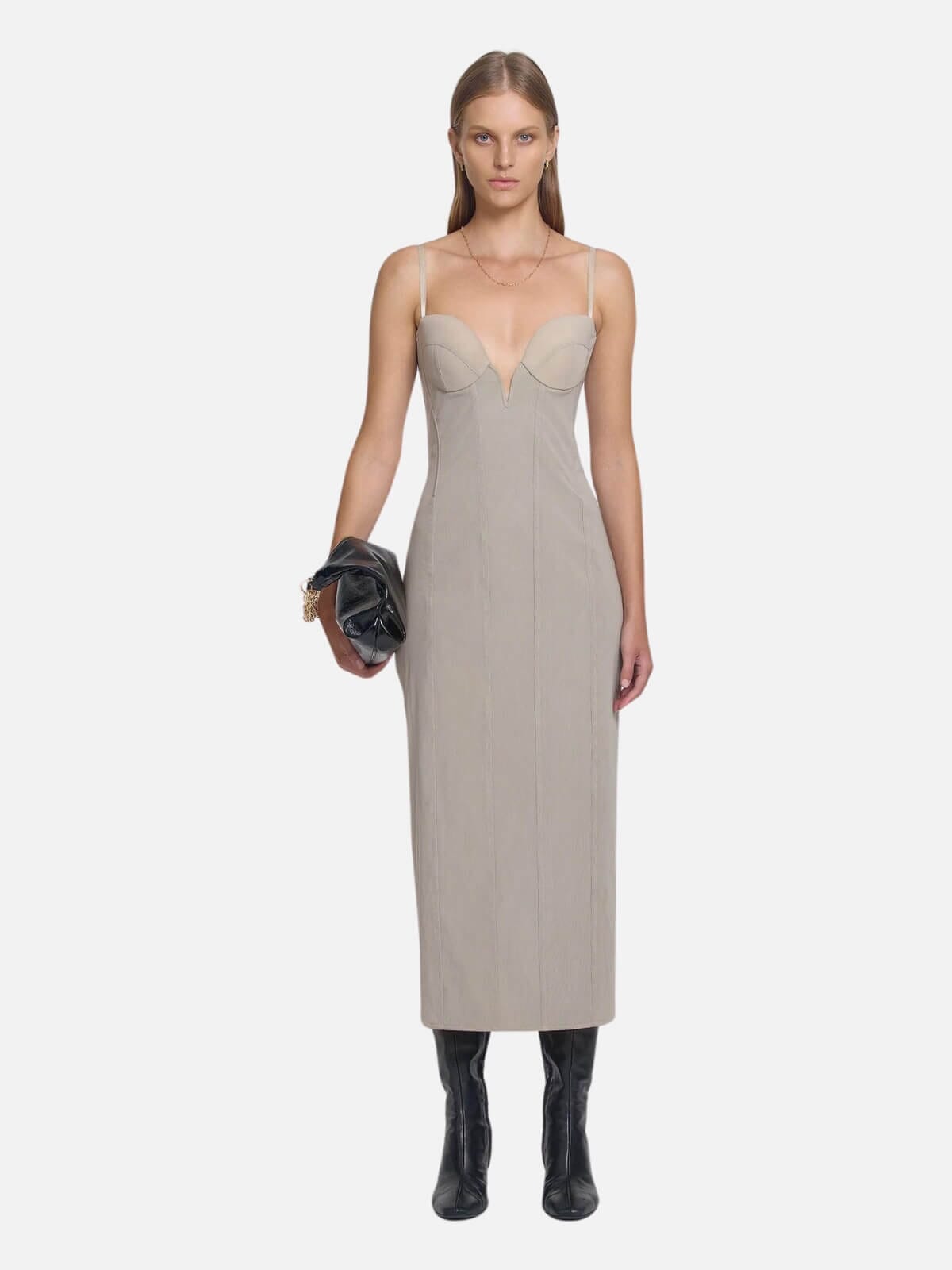 Viktoria & Woods | Aladdin Dress - Smoke Grey | Perlu