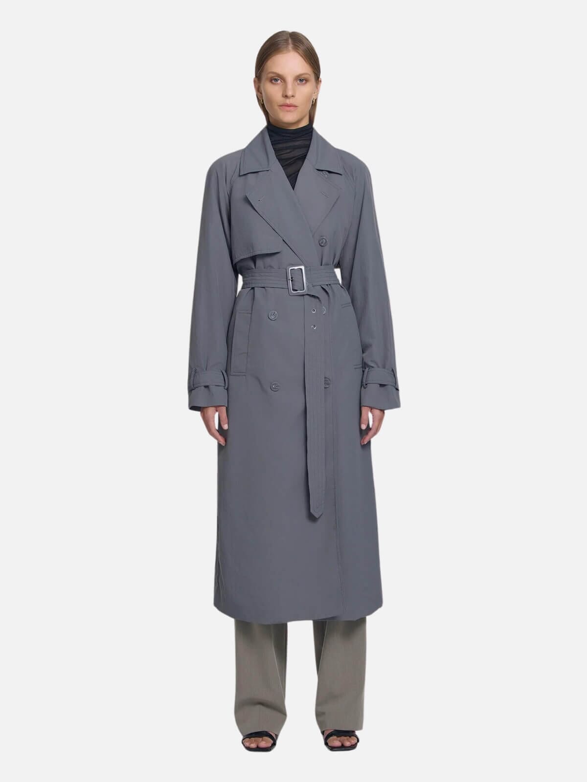 Viktoria & Woods | Brotherhood Trench - Smoke Grey | Perlu