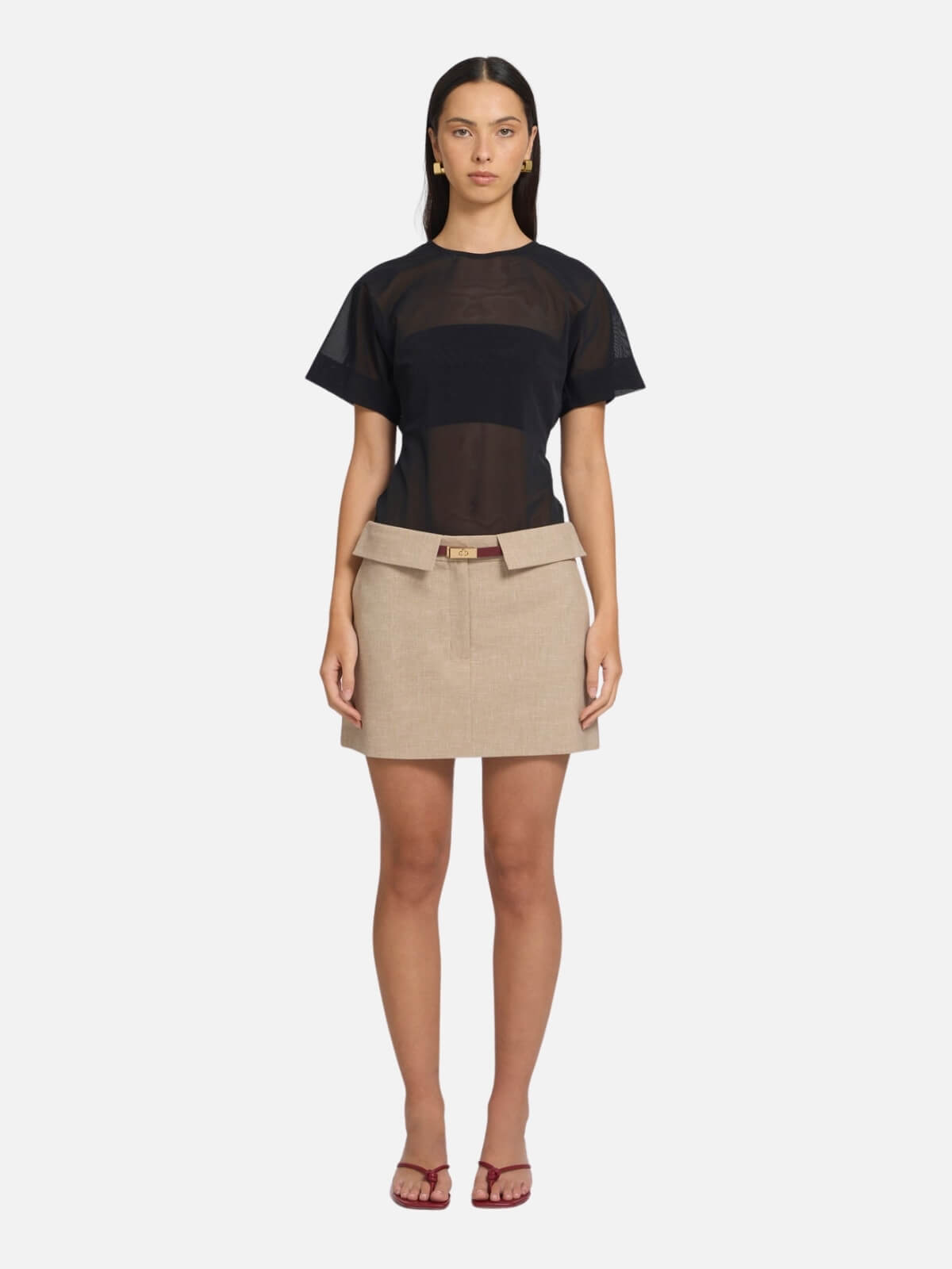 Finesse Skirt - Latte