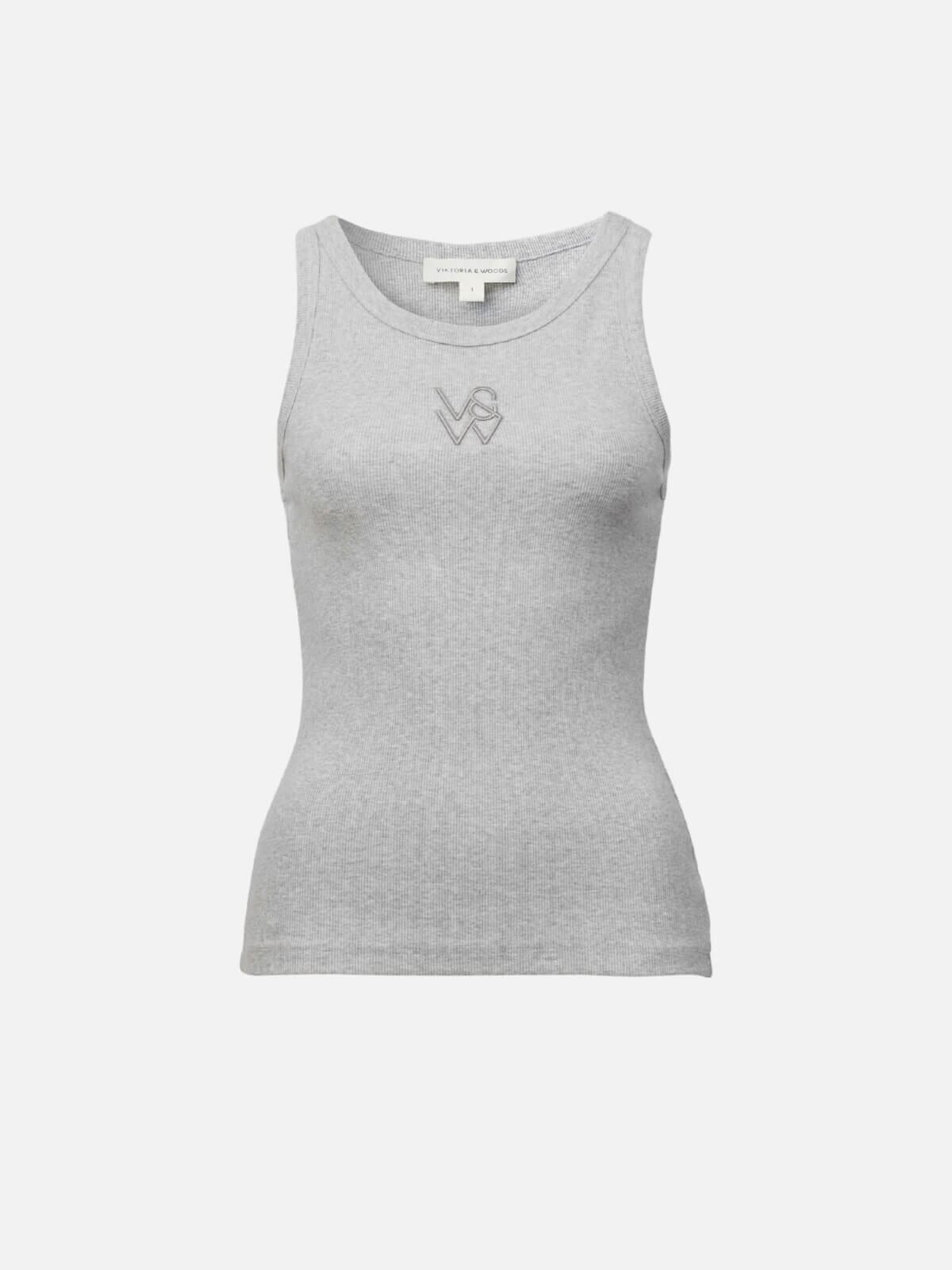Hayes Tank - Grey Marle Tops Viktoria & Woods 
