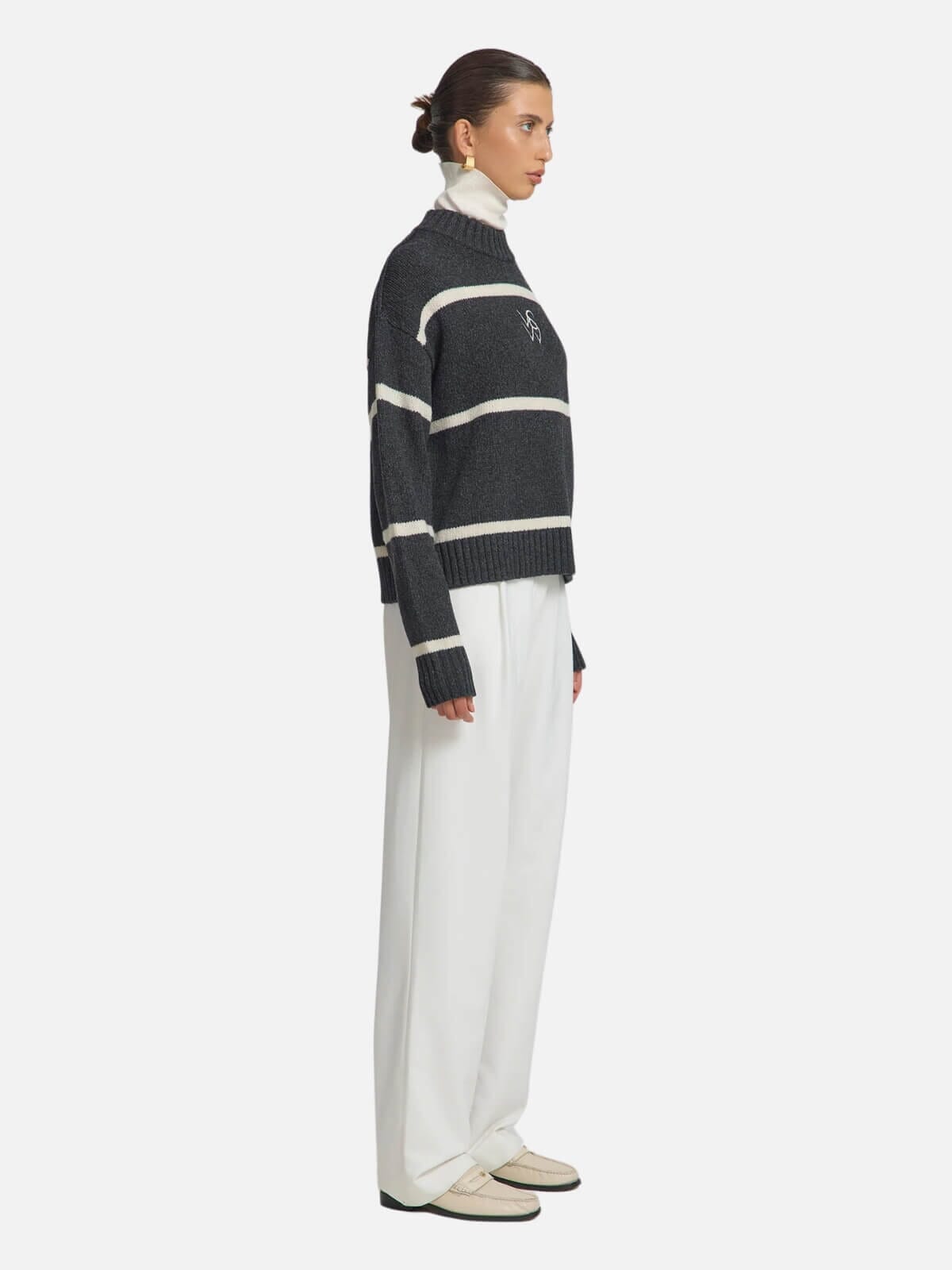 Viktoria & Woods | Invictus Knit - Charcoal/Ivory | Perlu