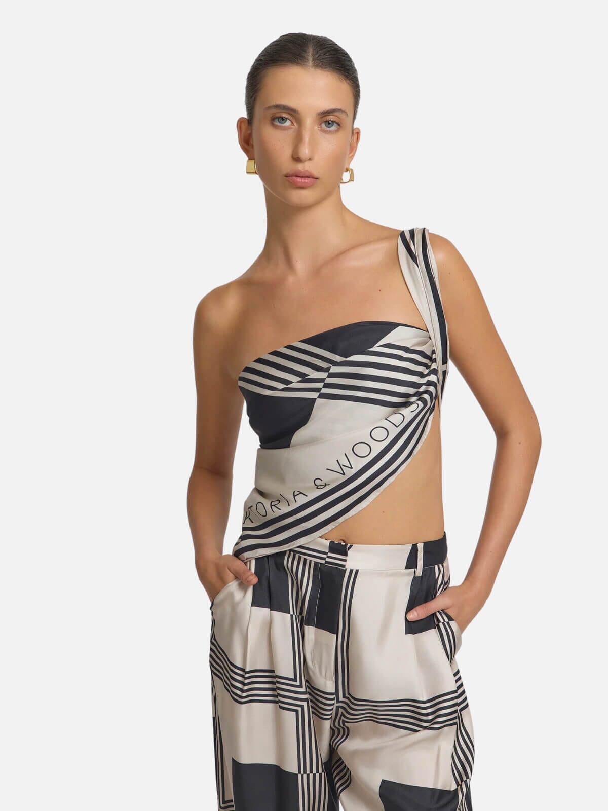 Jax Scarf - Arabesque Tile Accessories Viktoria & Woods 