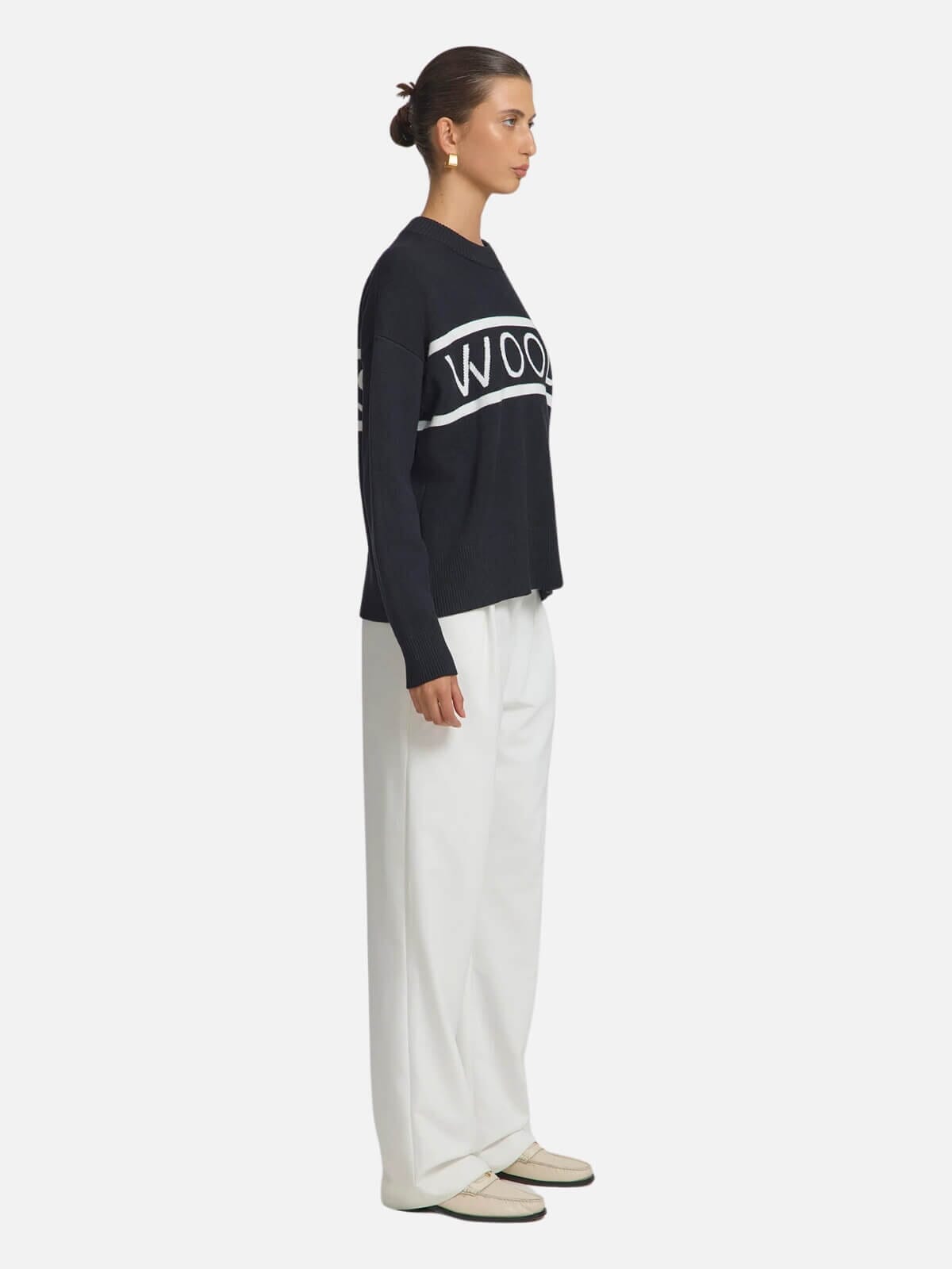 Supercross Knit - Black/Ivory Tops Viktoria & Woods 