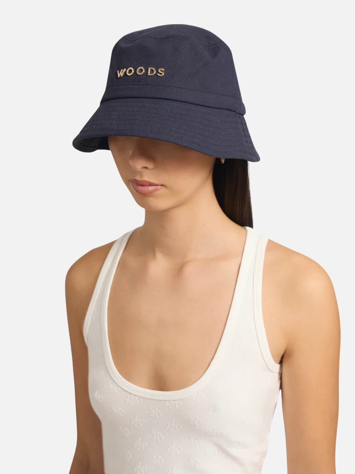Woods Metal Bucket Hat - Black
