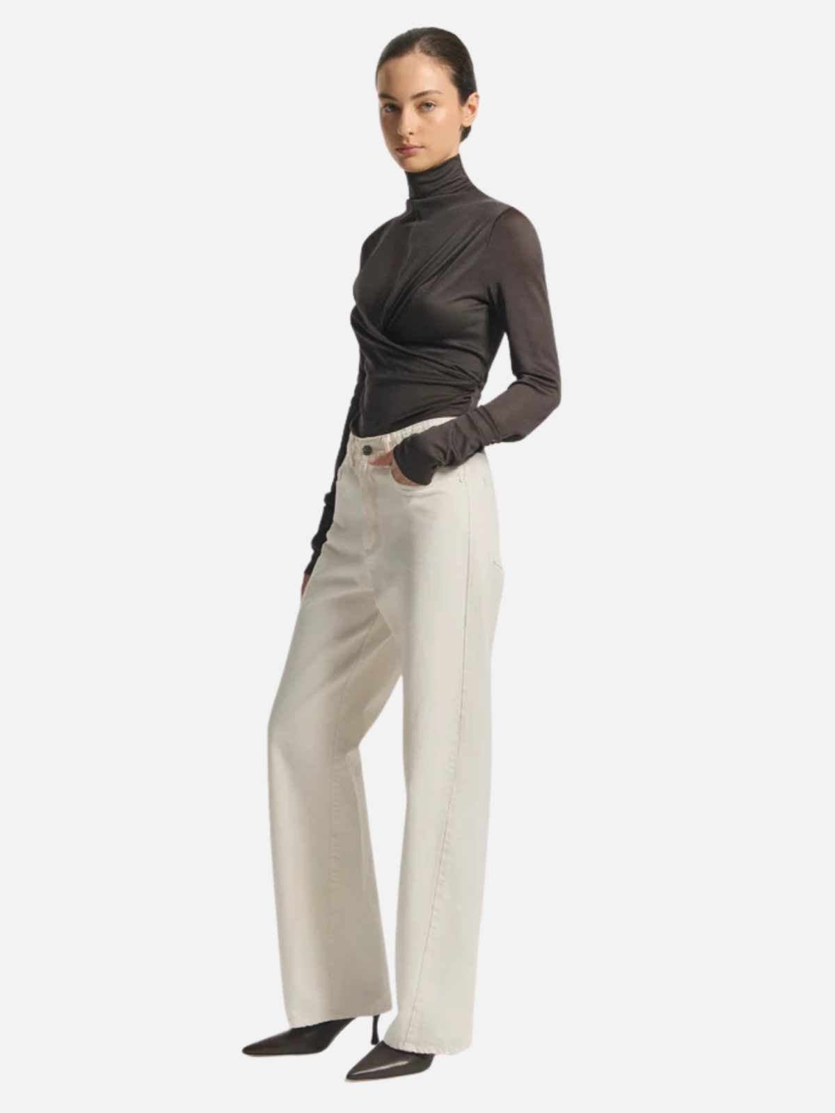 Iridescent Top - Chocolate