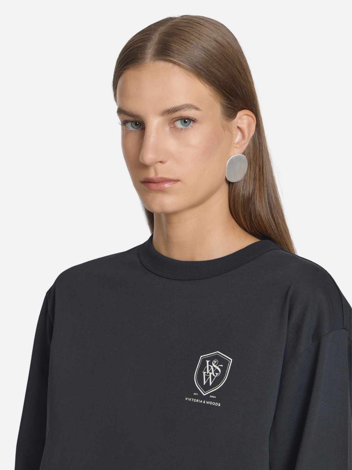 V&W Crest Longsleeve - Black