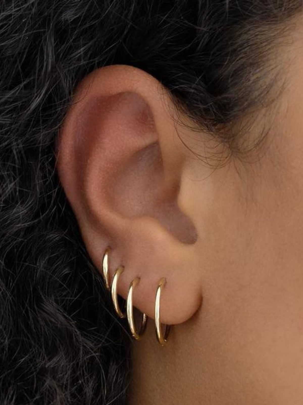 14k Gold Purity Sleeper - Single (Pair $238) Earrings By Charlotte 