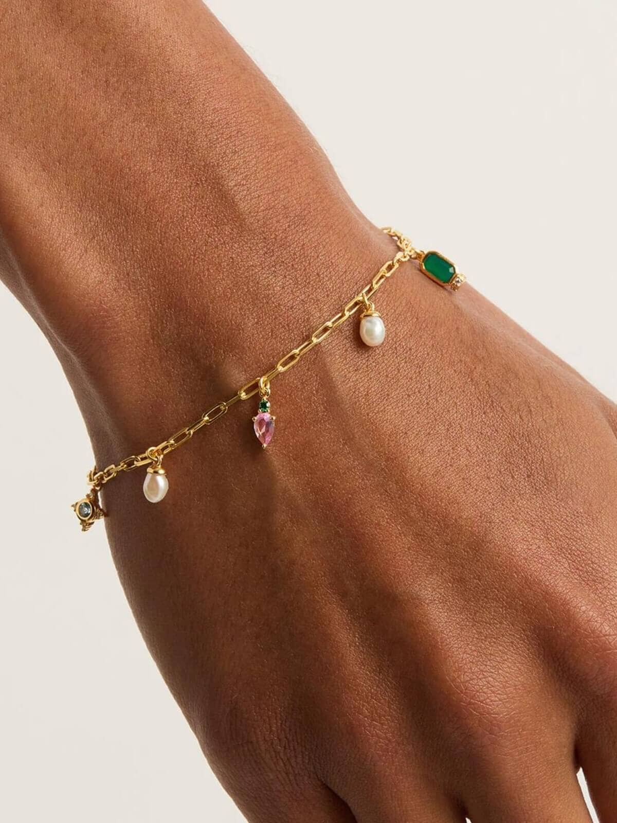 By Charlotte | Connect to the Universe Bracelet - Gold | Perlu