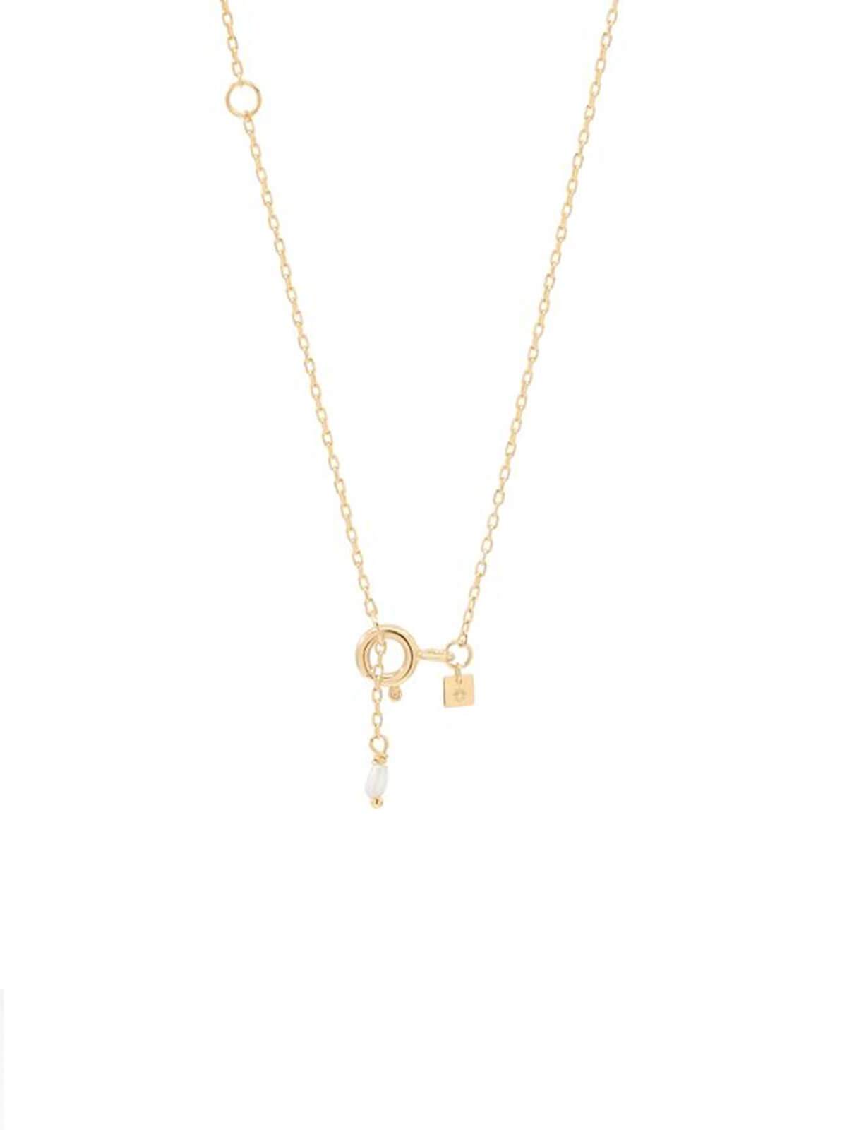 14kt Gold Love Letter Necklace Necklaces By Charlotte 