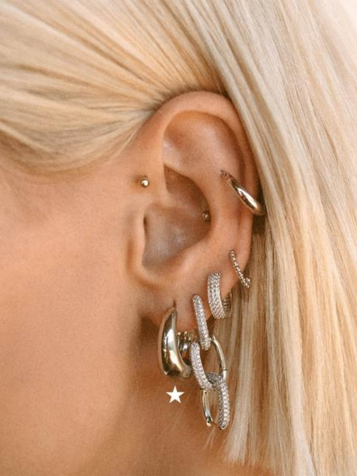 Luv AJ | The Marbella Hoops - Silver | Perlu