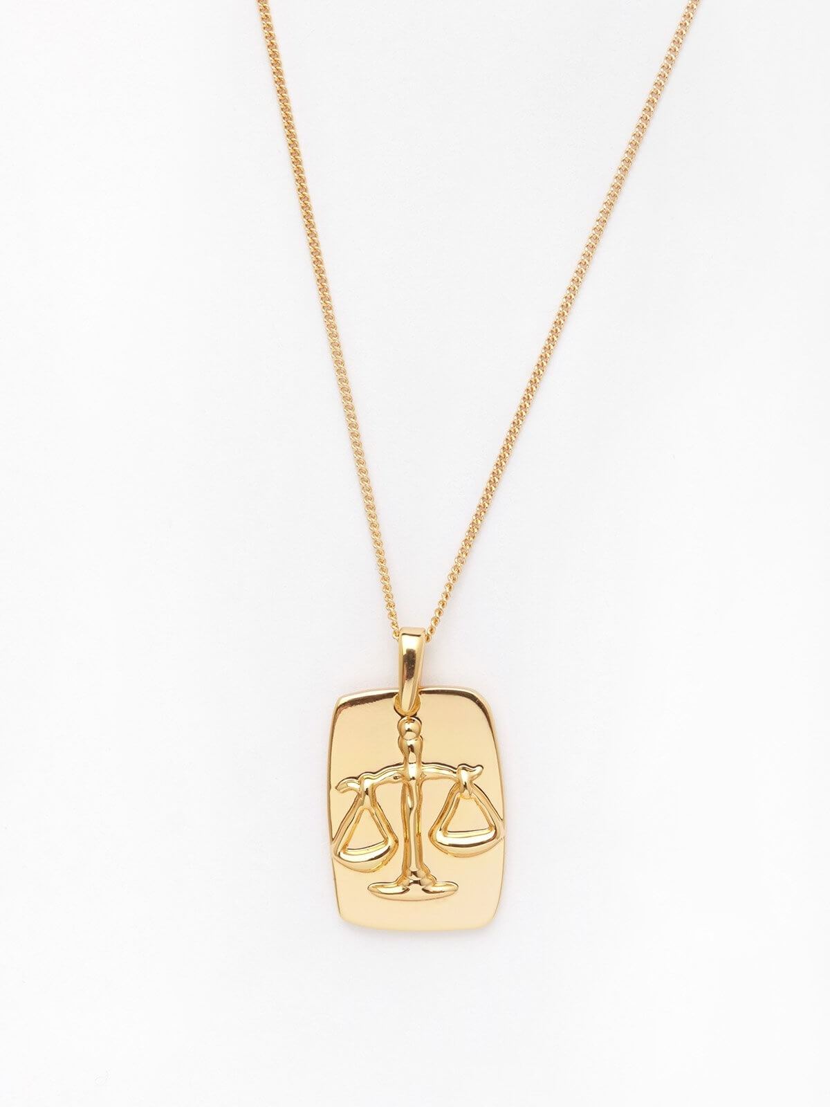 Reliquia Zodiac Libra Gold Pendant | Perlu